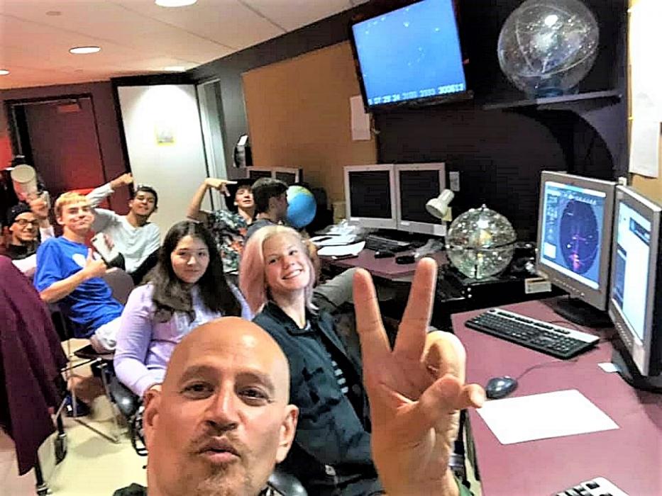 CHS Senior Project and Honors Physics students track Asteroid 1520 Imatra; Negative Occultation.