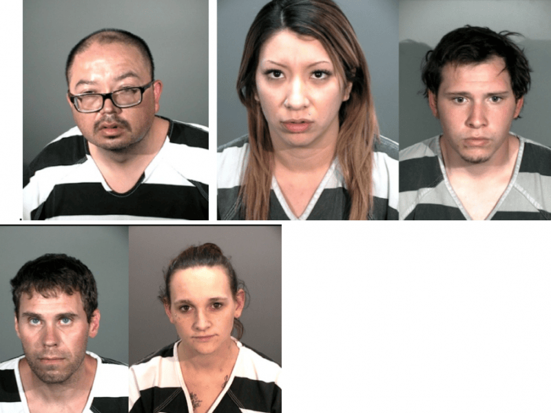 L to R: Johnny Orman, Arlene Hernandez, Bryce Bass, Derek Collis and Kaitlyn Edwards