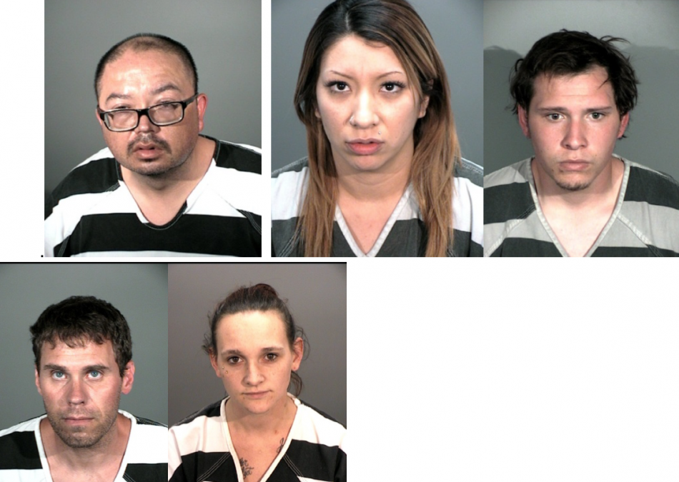 L to R: Johnny Orman, Arlene Hernandez, Bryce Bass, Derek Collis and Kaitlyn Edwards