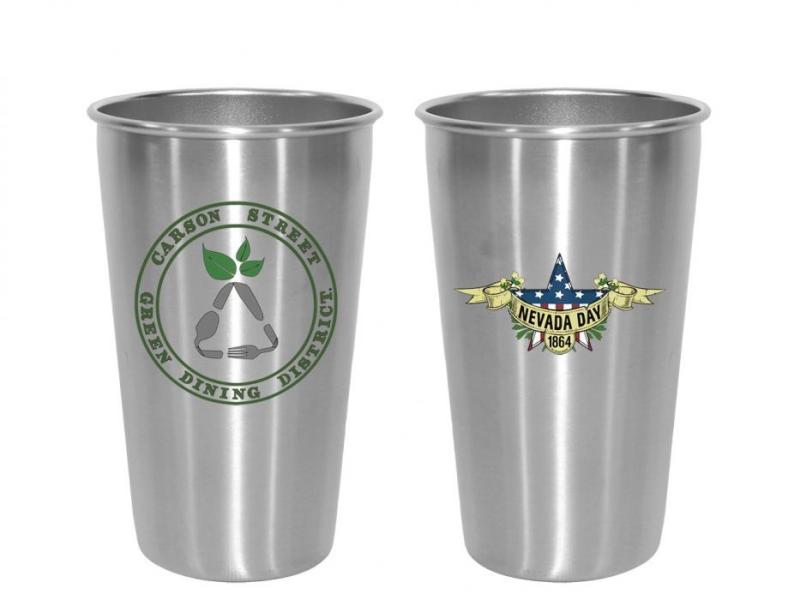 greenUP! debuted their Nevada Day green dining district cups this year
