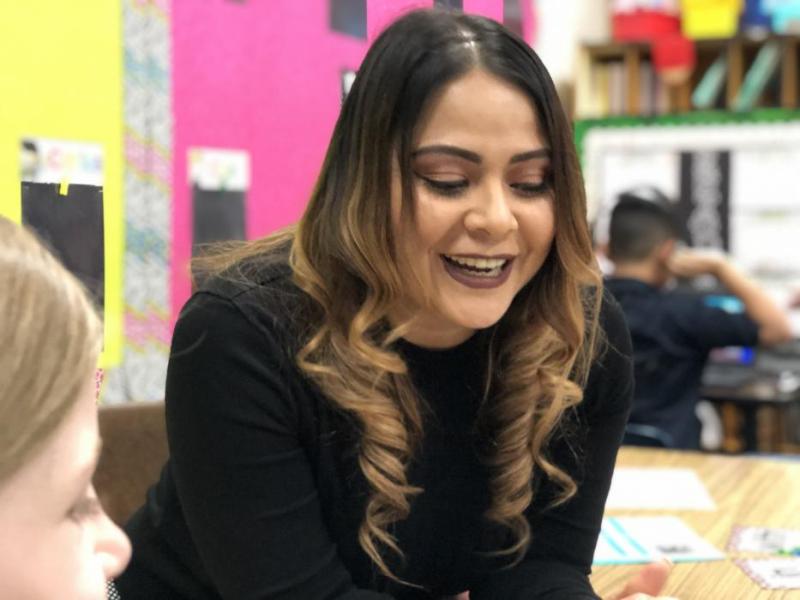 Socorro Vega, a first grade teacher at Al Seeliger Elementary, is the fourth teacher to be highlighted.