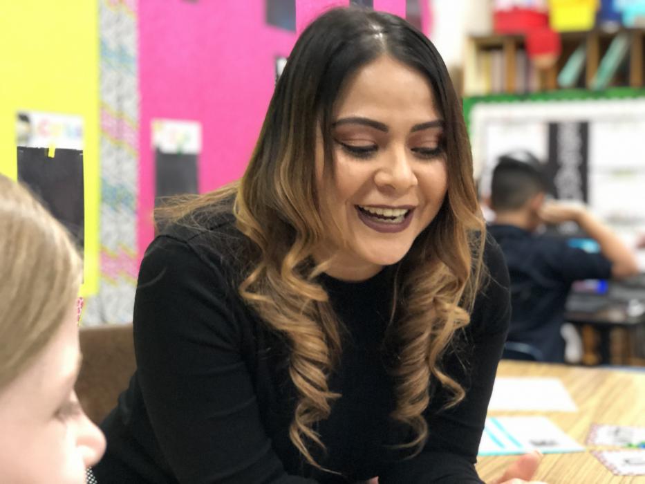 Socorro Vega, a first grade teacher at Al Seeliger Elementary, is the fourth teacher to be highlighted.