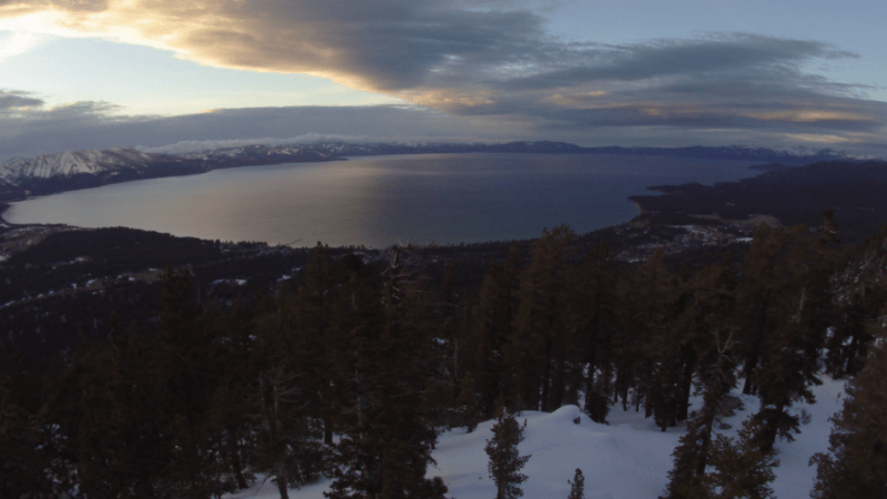 Heavenly Mountain Resort above Lake Tahoe on Monday afternoon. Photo by AlertTahoe.org