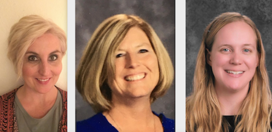 Christina Bourne, Debi Crozier and Rachel Croft.