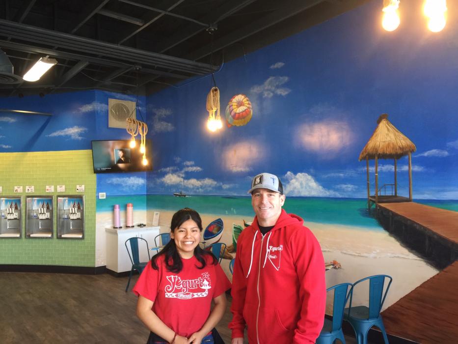 Michelle Rojas and Manager Jeffery Palmer