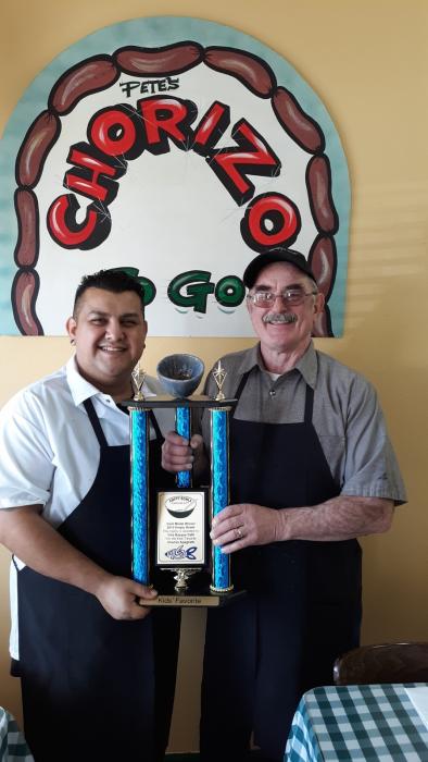 Pete Coscarart from Villa Basque Deli & Cafe was one of the top three awardees