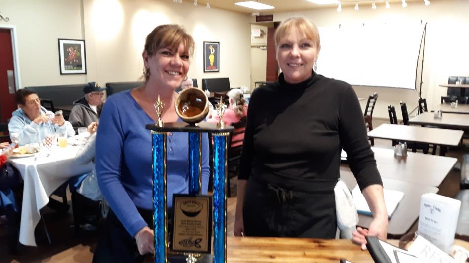 Roberta Davies from Bleu Café was one of the top three awardees