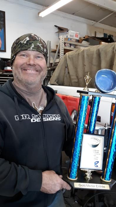 Eric Bevans, from Dr. Smash Design was one of the top three awardees