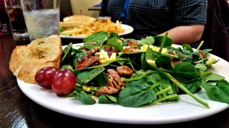 Photos by Brett Fisher. Salad at Bleu Cafe.