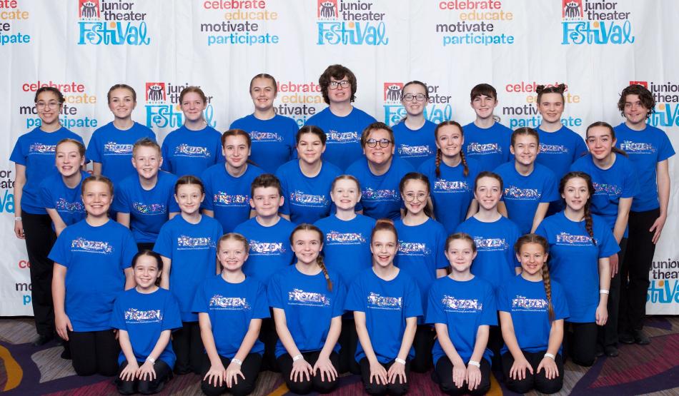 Wild Horse Children's Theater is the cast from Wild Horse Children's Theater at JTF West. Photo by James Barker Photography