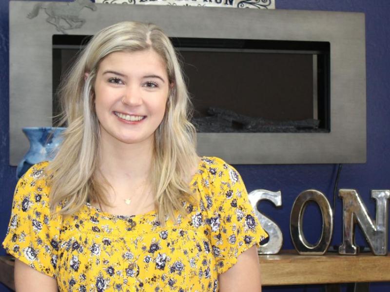 Stefanie Schmidt will be studying hotel management at UNLV.