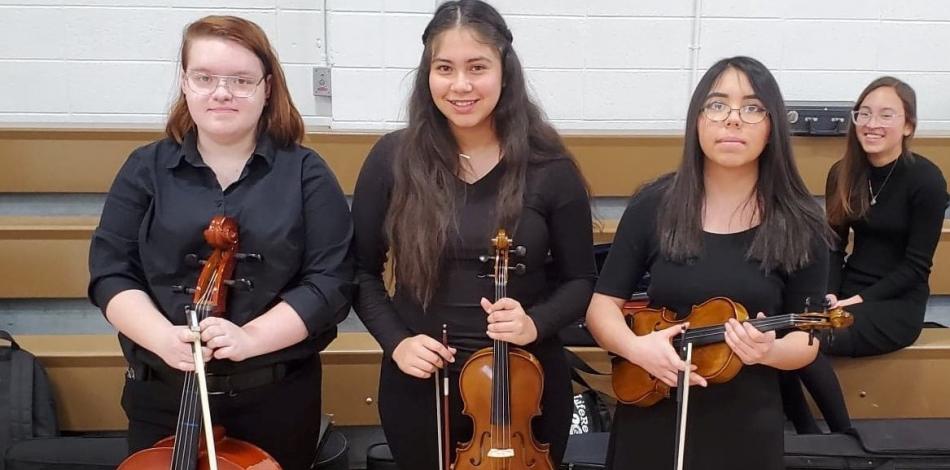 CHS Orchestra Program students at the Damonte Ranch High School festival.