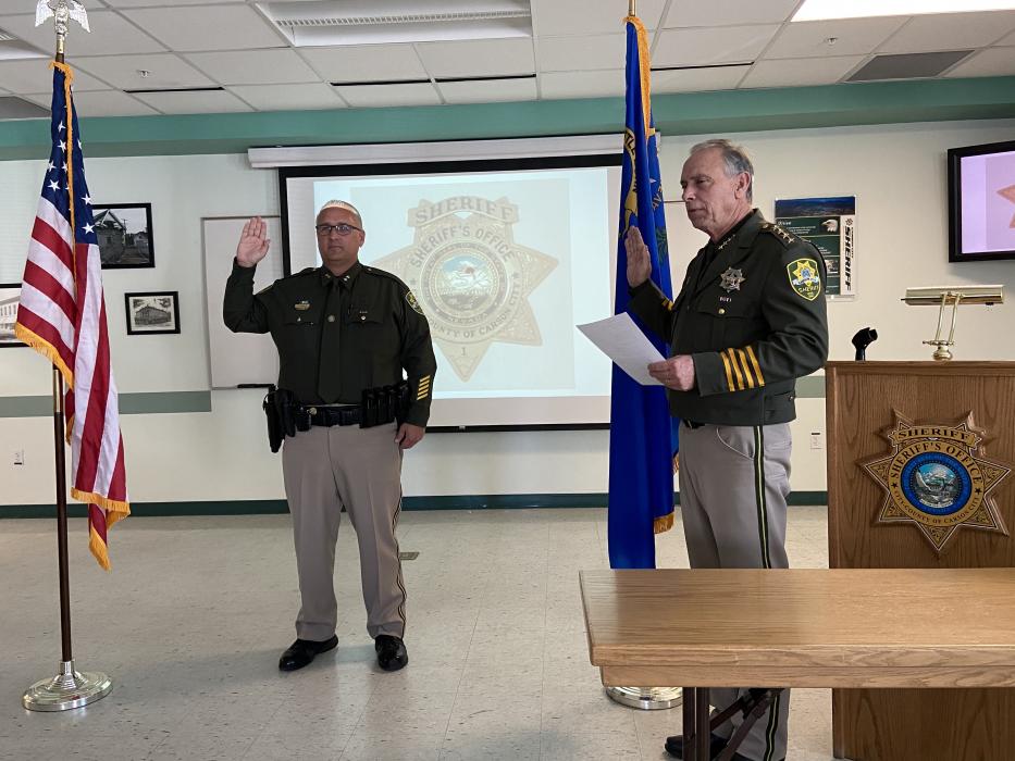 Jim Primka was promoted to Assistant Sheriff