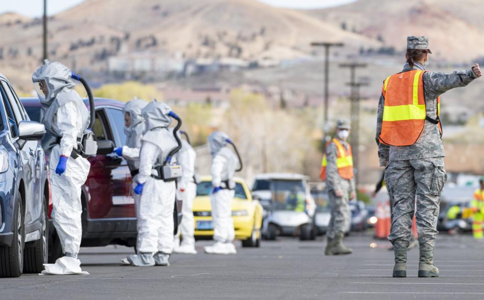 Drive-thru, public collection sites allow for increased safety; staff are in full PPE and residents can remain in their vehicles