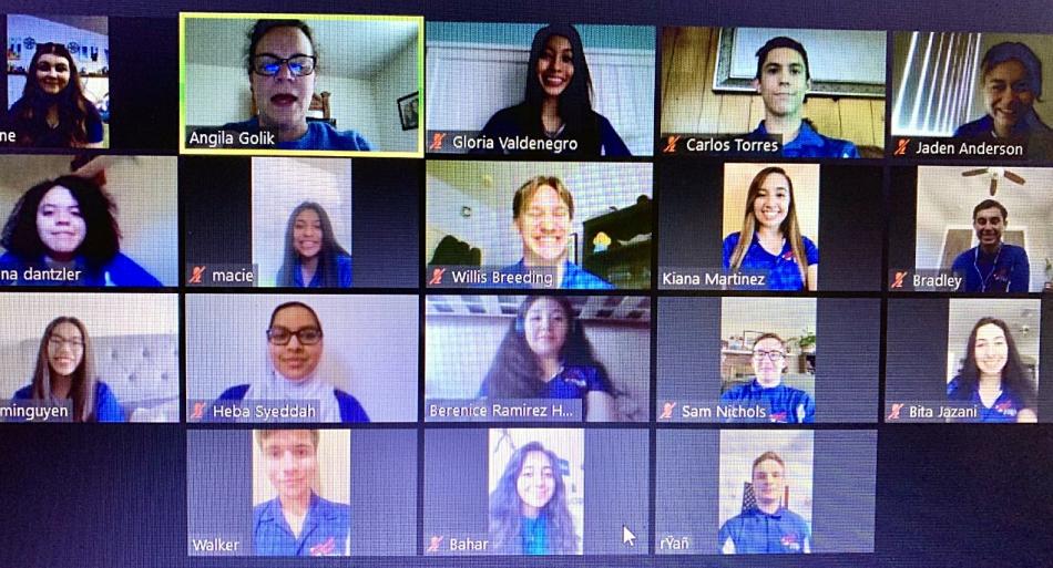 CHS FBLA students.