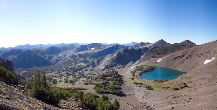 Leavitt Lake in the eastern crest of the Sierra Nevada range in Mono County. U.S. Forest Service photo