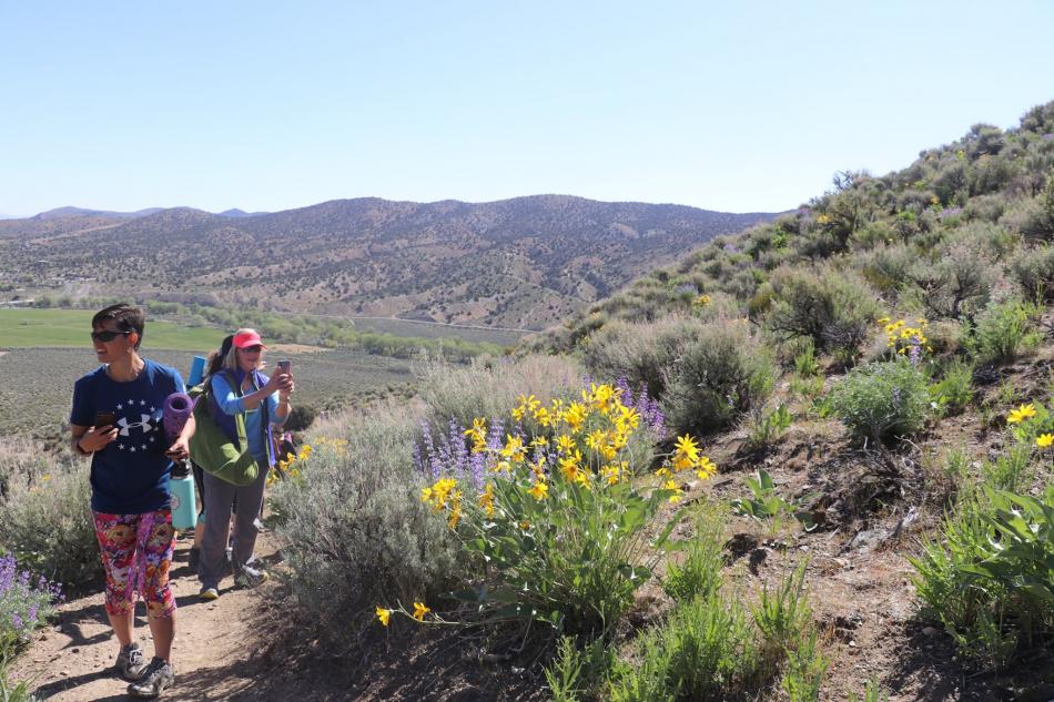 Hiking, biking and walking are encouraged on 'Walk and Roll Wednesdays.' Carson City Parks and Recreation photo