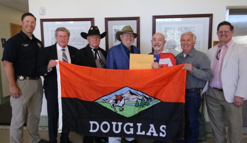 Douglas leaders rally in support of re-opening local businesses in the county.