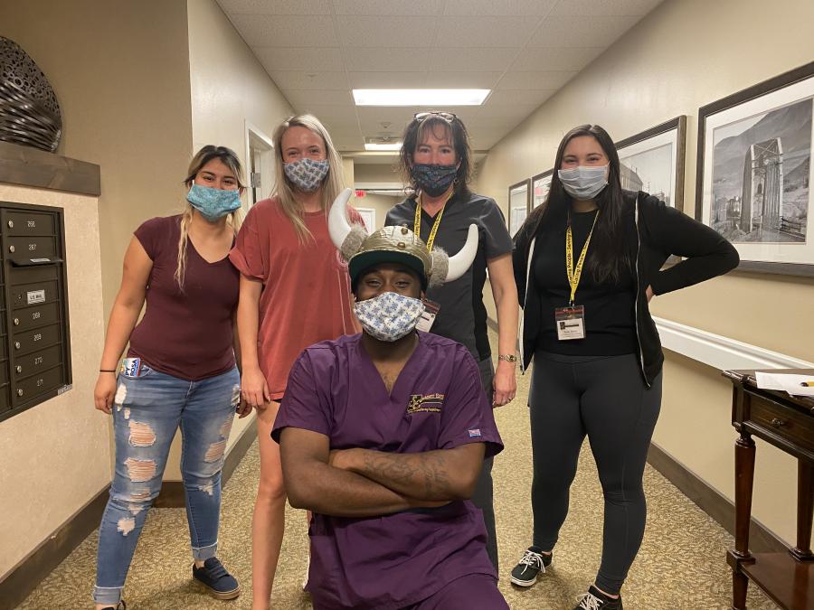 Summit Estates Senior Living and Memory Care team members are among the first 'virtual' graduates of mandated med tech training