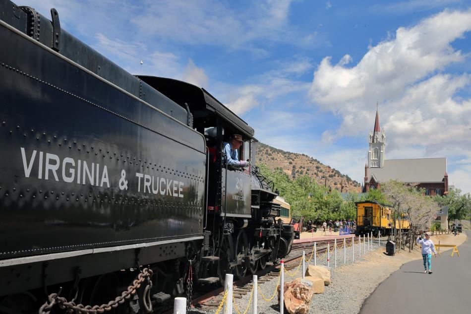 The V&T Railroad is among the many attractions on the Comstock.