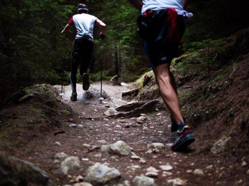 It is a good idea to still follow the social distancing recommendation of 6 feet when walking, hiking or running with others.