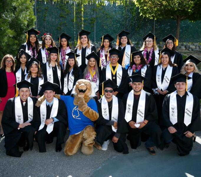 File photo: The 2019 graduation class for Western Nevada College’s Latino Cohort.