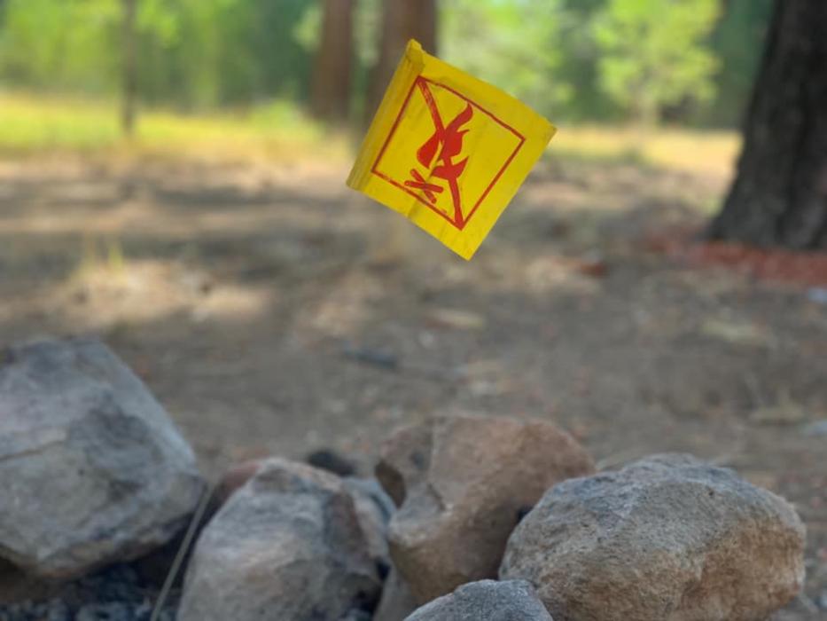 Among restrictions put forth, campfires are not allowed.