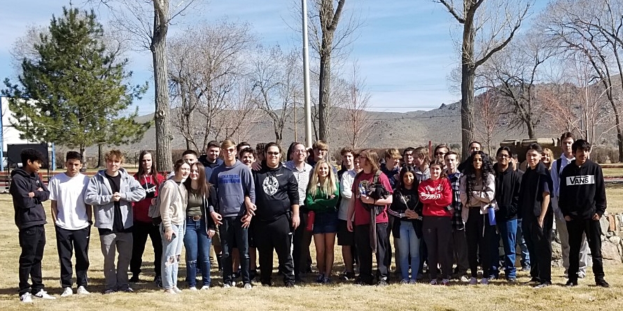 CHS students visit Stewart Indian School Museum.