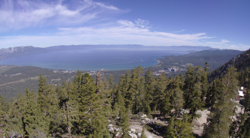 Tahoe fire weather cam photo from Heavenly Mountain Resort on Thursday morning. A Lake Wind Advisory is in effect Friday.
