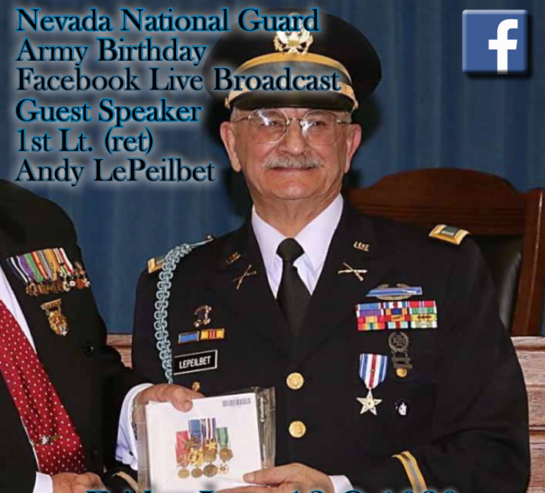 Retired Army 1st Lt. Andy LePeilbet will be the guest speaker. He is a Distinguished Service Cross recipient.