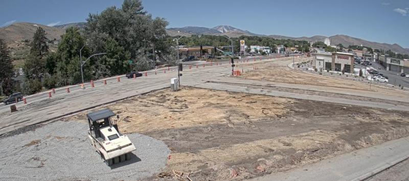 SNC crews continue to the roundabout installment phase of the project.