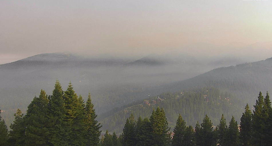 From Diamond Peak on Monday morning via Alertwildfire.org cam