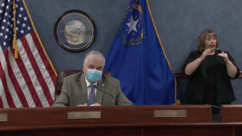 Gov. Sisolak also hinted the state was working on a new long-term planning framework for continued gradual business reopening.
