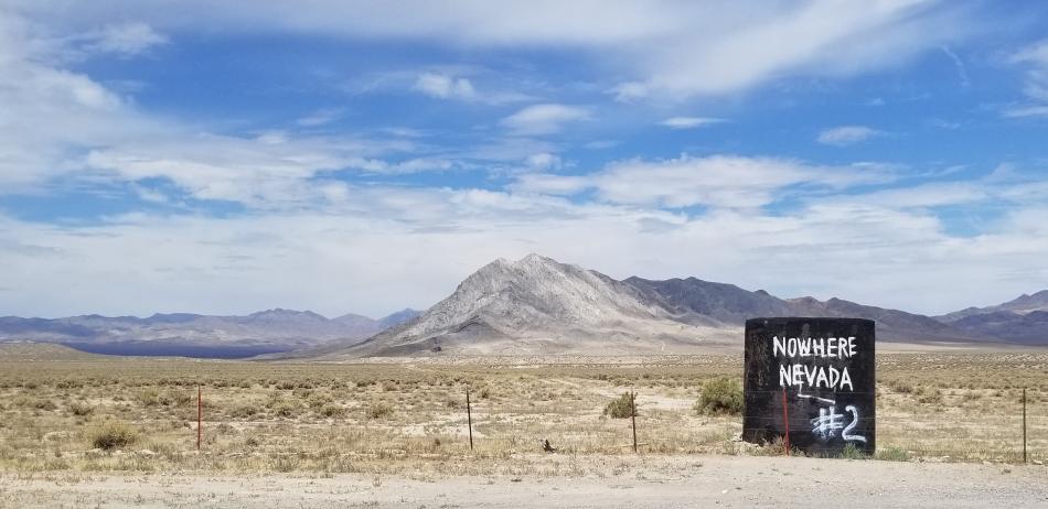 The Loneliest Road in America will take you to Nowhere Nevada in Dixie Valley, just outside of Fallon.
