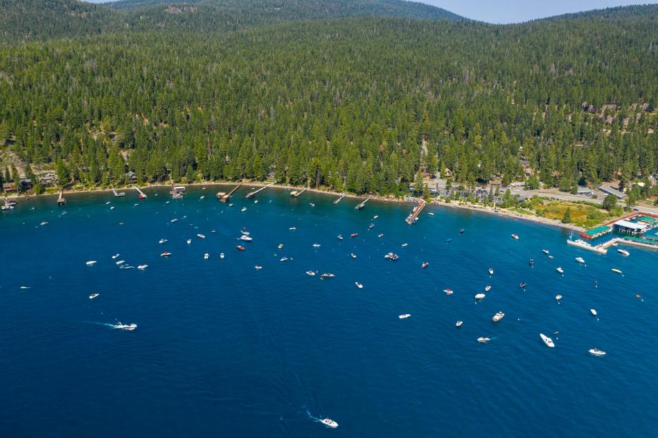 Lake Tahoe has seen increased in visitors this summer. Photo by Tahoe Fund