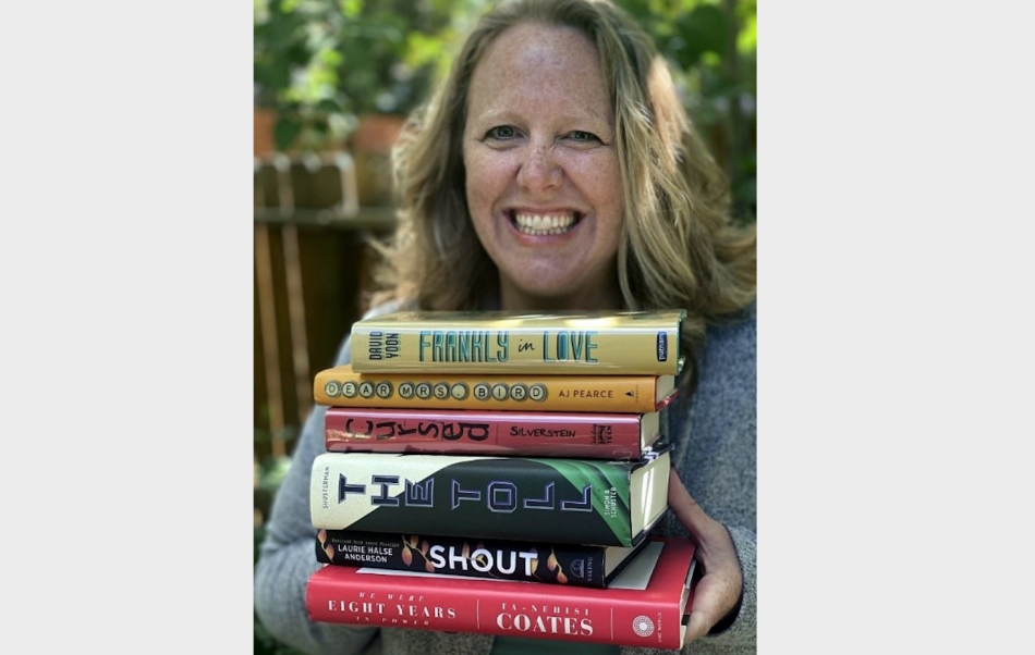 CHS Librarian and Media Specialist, Ananda Campbell.