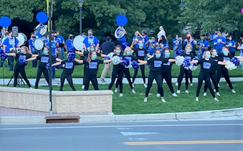 CHS Sept. 28 Pep Rally with the Band, Cheer, Student Council, and the Spirit Week King and Queen candidates.