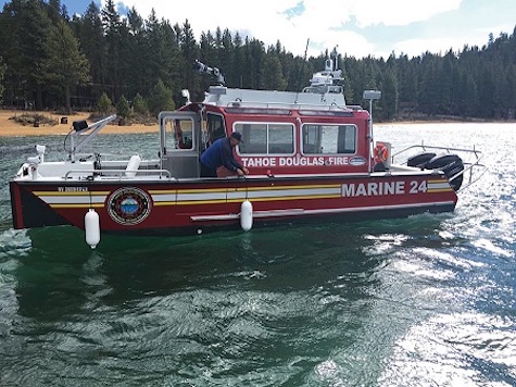 Tahoe Douglas Fire Marine 24 in a file photo