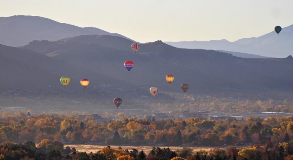 File photo by Brett Fisher of the 2018 Nevada Day balloon launch.