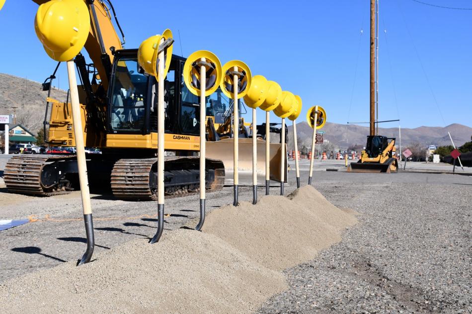 File photo from the Feb. 29 groundbreaking ceremony.