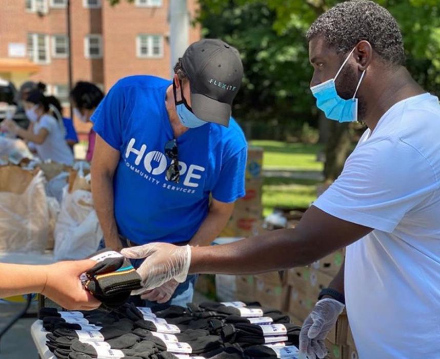 For every pair of Bombas socks sold, Bombas donates a pair to non-profit agencies to help the homeless and families in need.