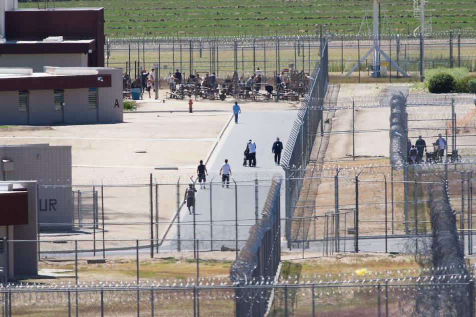 The yard of the Northern Nevada Correctional Center in Carson City. Photo by David Calvert