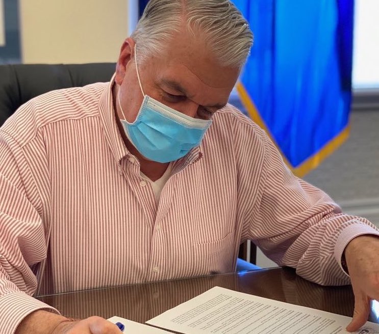 Gov. Steve Sisolak described the mitigation measures as part of a “statewide pause” and not a shutdown. File photo.