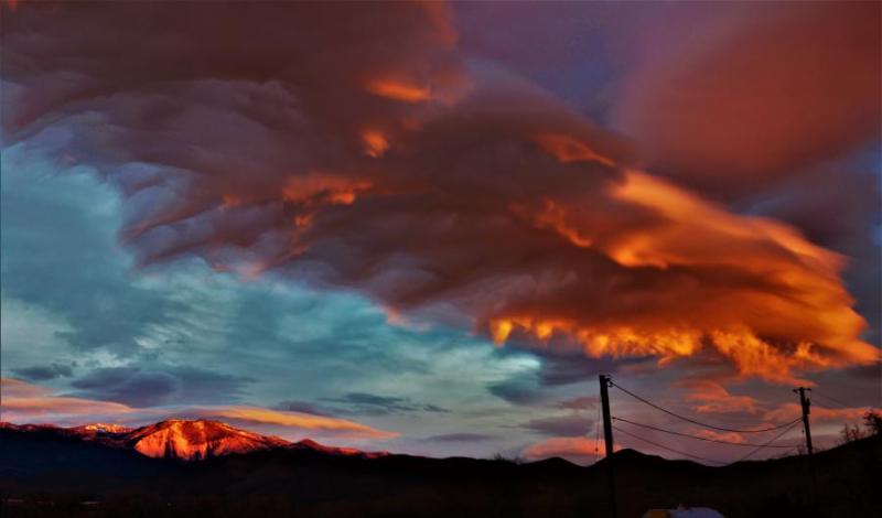 Colorful Sunrise over Carson City