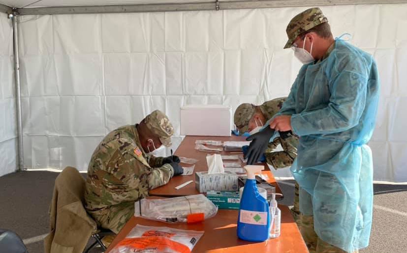 Nevada National Guard's COVID-19 response unit is shown here in this file photo.