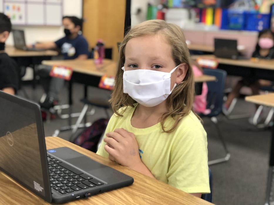 Carson City has been on a hybrid schedule where students are in school two days a week and distance learning 3 days a week.