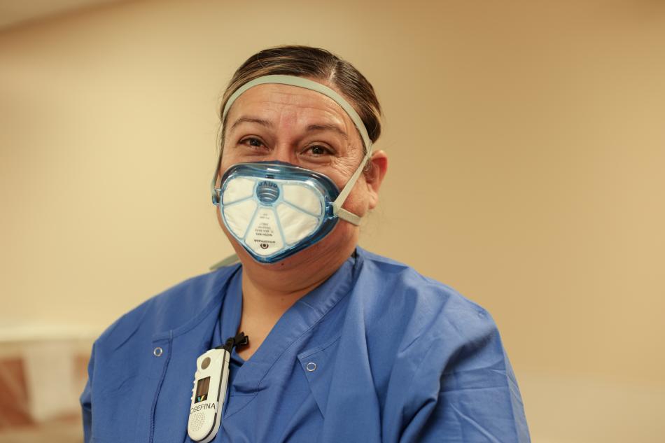 EVS Housekeeper Josefina Rodriguez.