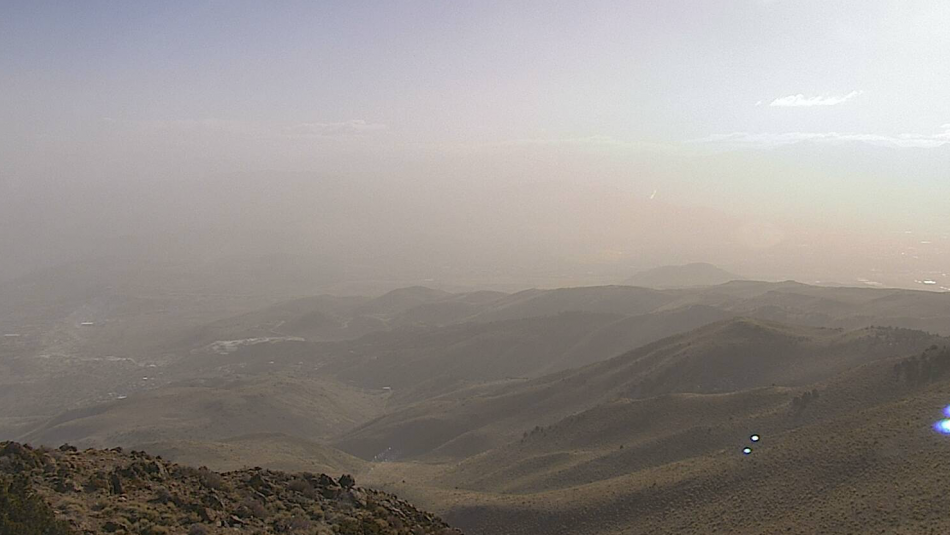 Photo from McClellan Peak at 1:56 p.m. via AlertWildfire.org