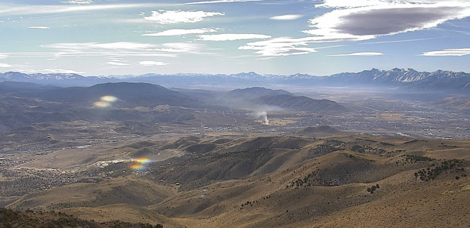 Photo from Alertwildfire.org camera at McClellan Peak.