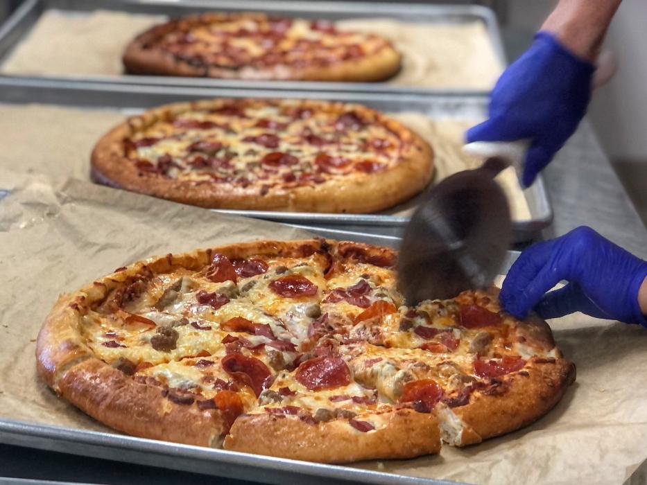 Staff has worked to  safely prep, cook, pack, and distribute meals to those who need it in Carson City.